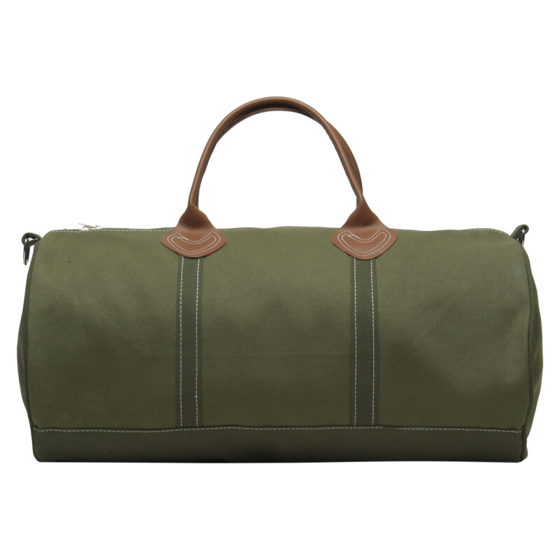 Round Duffle Solid Olive