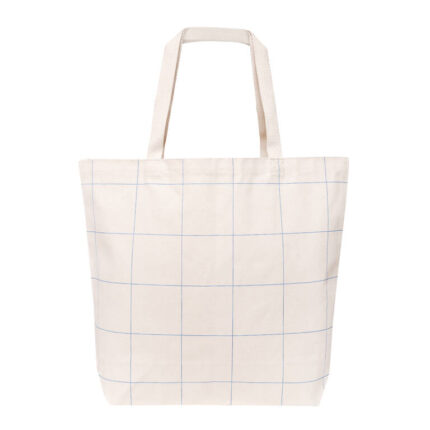 Market Tote Windowpane Plaid