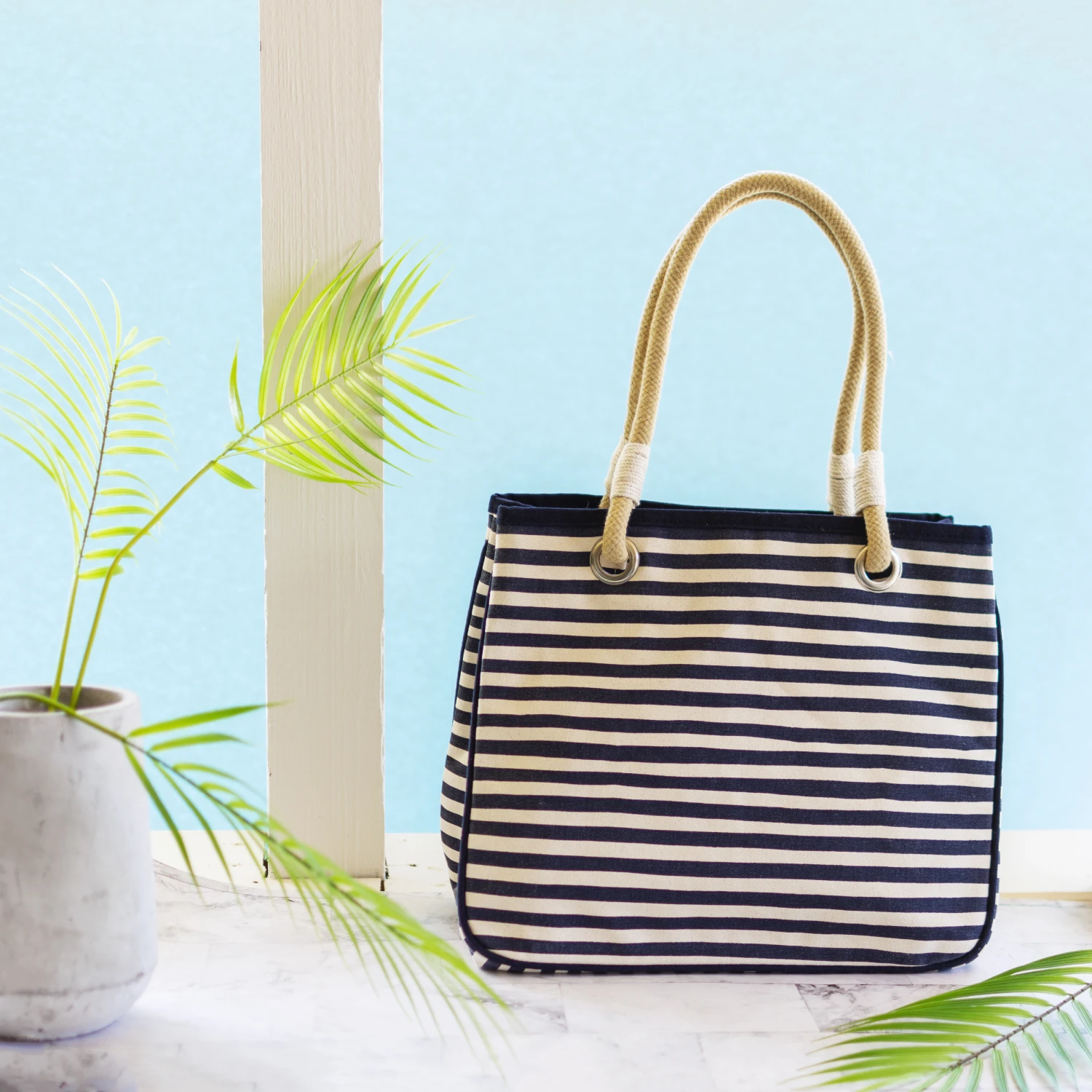 Rope Tote Stripe Rope Tote Stripe
