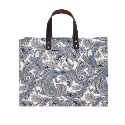 Manhattan Tote Paisley cotton tote bag manufacturer