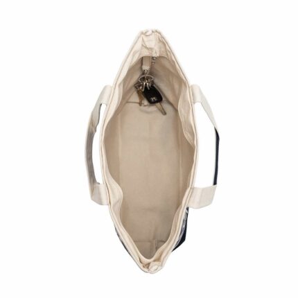 Versatile Ventura Tote Medium blue clover canvas bag ideal for shopping and office use